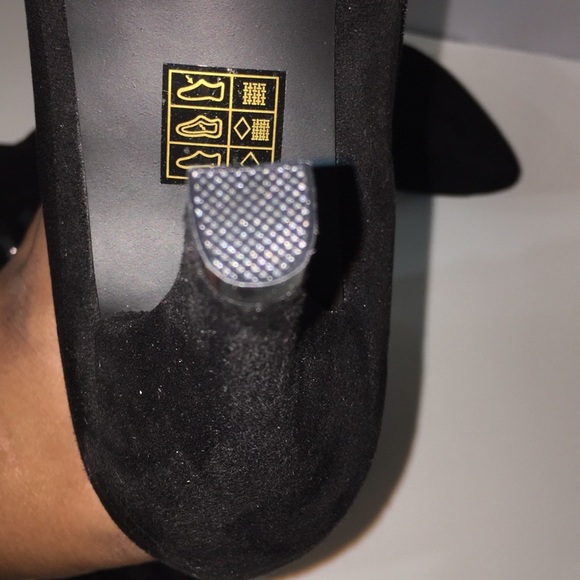 Lane Bryant Black Cutout LaceUp Over Knee Boot - Picture 9 of 13